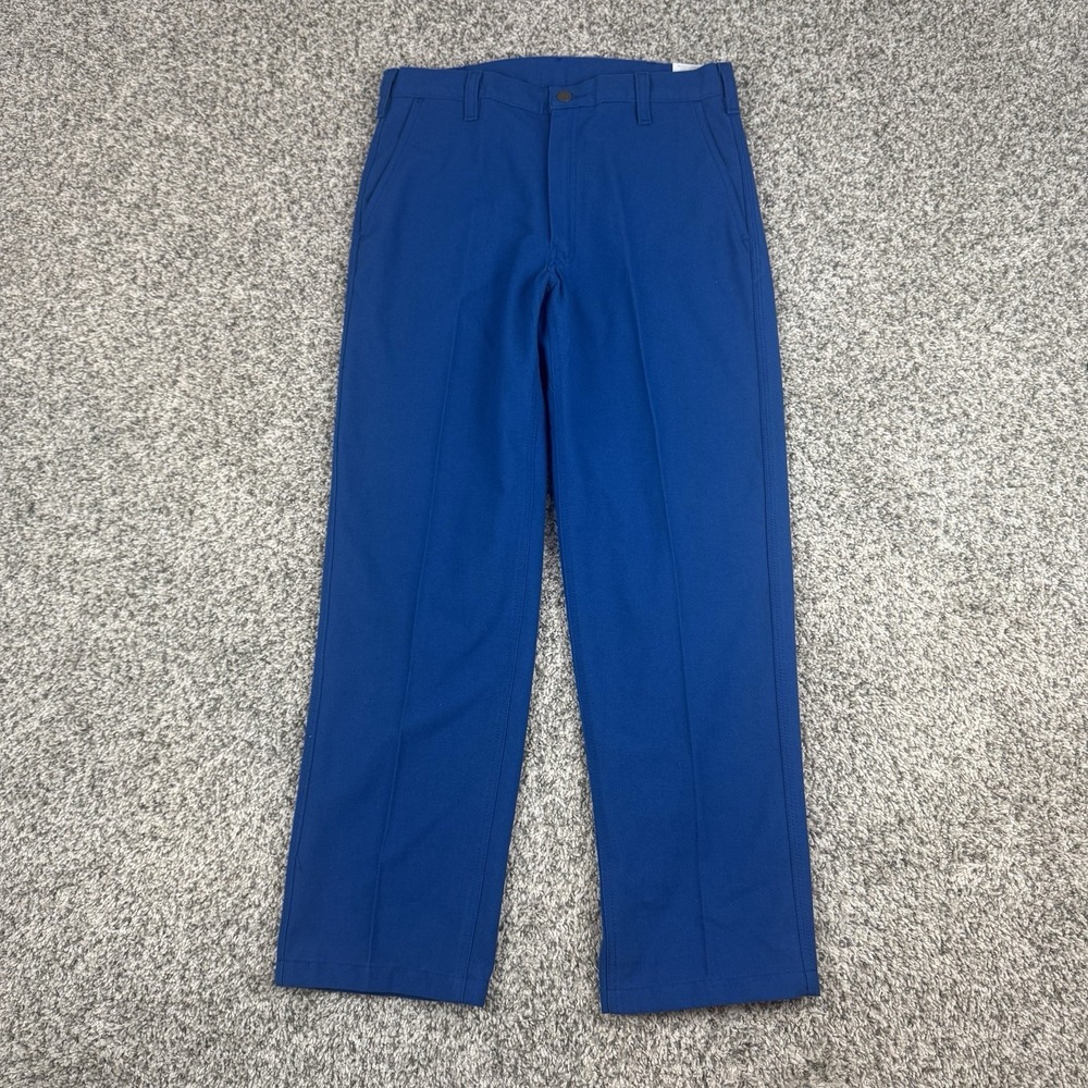 VTG Workrite FR Pants Mens 32x30 Blue Nomex IIIA Aramid Workwear Soft HRC1 2112